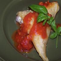 Calzones of Tomato, Mozzarella and Basil image