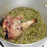 Ham bone green beans image