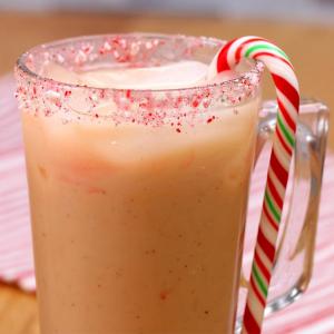 Homemade Candy Cane And Brown Sugar Eggnog Recipe by Tasty_image