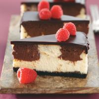 Chocolate Raspberry Cheesecake image