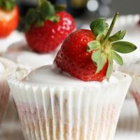 Strawberry and Champagne Cupcakes Recipe by Tasty image
