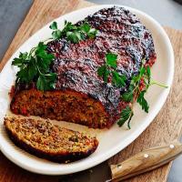 Roasted Vegetable Meatloaf with Balsamic Glaze_image
