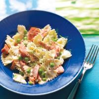 Creamy Farfalle with Salmon and Peas image