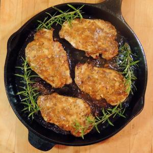 Honey Mustard Pork Chops with Rosemary and Garlic Recipe - (4.5/5) image