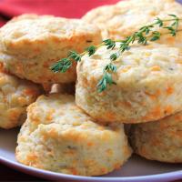 Cheddar-Thyme Flaky Biscuits image