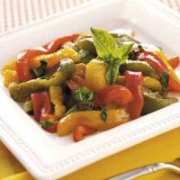 Roasted Peppers with Basil_image