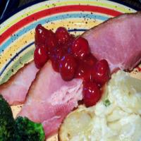Cherry Dijon-Glazed Ham image