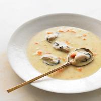 Oyster Stew with Sweet Potato and Leeks image