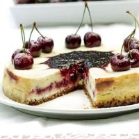 Cherry swirl cheesecake_image