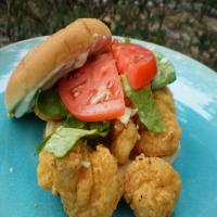 Shrimp Po Boy Sandwich image