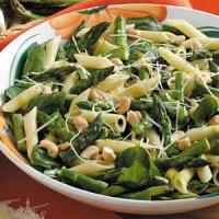 Warm Asparagus Spinach Salad image