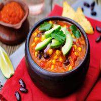 Vegetarian Tortilla Soup_image