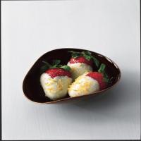White-Chocolate-Dipped Strawberries with Citrus Sugar image