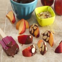 Chocolate-Dipped Peaches image