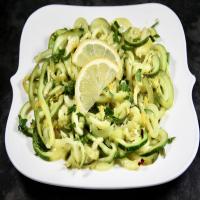 Lemon-Garlic Zucchini Noodles image