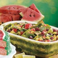 Watermelon Spinach Salad image