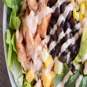 BBQ Chicken Salad Cilantro Lime Rice Bowls_image