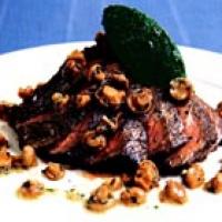 Loin of Beef with Watercress Puree image