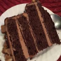 Peanut butter chocolate fudge cake_image