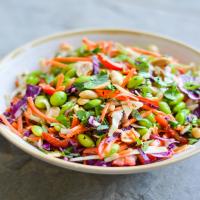Asian Slaw with Ginger Peanut Dressing_image