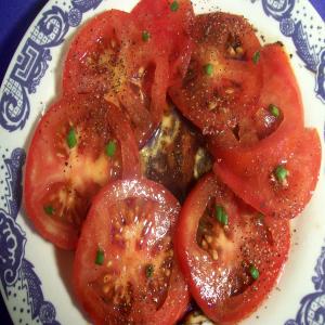 Tomato Salad - Very Quick, VERY Easy. I'm a kid, and I can do it. image