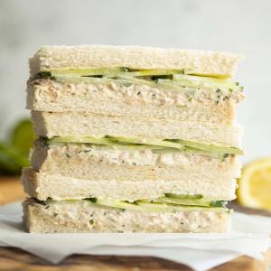 Tuna Cucumber Sandwiches_image