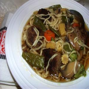 Oriental Meatball Soup_image