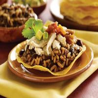 Black Beans and Rice Tostadas image