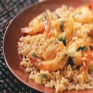 Sauteed Orange Shrimp with Rice Recipe_image
