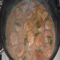 Polish Veal Balls With Dill image