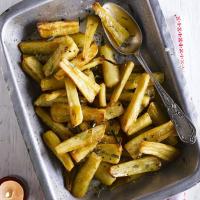 Roast parsnips with maple syrup & rosemary image