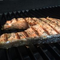 Grilled Salmon Steaks Italian-Style image