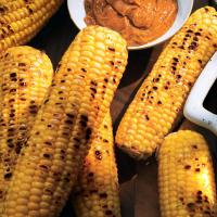Grilled Corn with Honey-Ancho Chile Butter image
