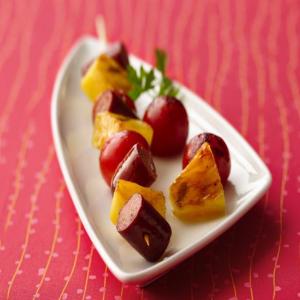 Fresh and Fruity Hot Dog Skewers image
