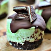 Andes Mint Mini Cheesecakes image