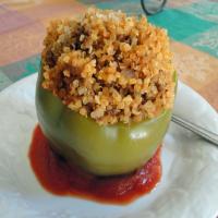 Beef and Quinoa Stuffed Bell Peppers image