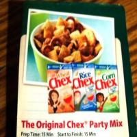 THE ORIGINAL CHEX PARTY MIX .. from the G.M. box_image