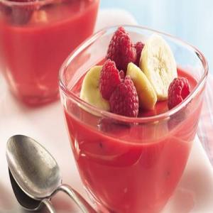 Raspberry-Banana Yogurt Salad_image