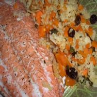 Baked Salmon With Couscous Pilaf image