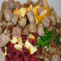 Auberge Cranberry and Sausage Stuffing With Chestnuts and Orange image