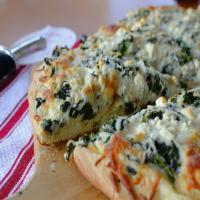 White Spinach Pizza - OAMC image