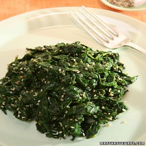 Chilled Sesame Spinach image