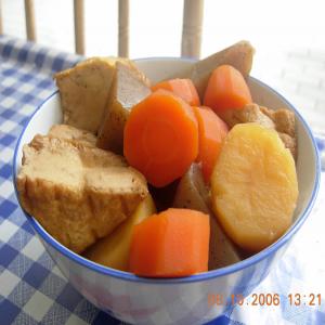 Vegetarian Niku Jaga With Konjac_image