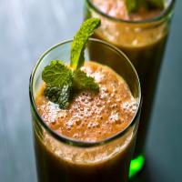 Pineapple Chia Smoothie With Herbs image