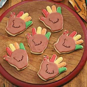 Handprint Turkey Cookies Recipe_image