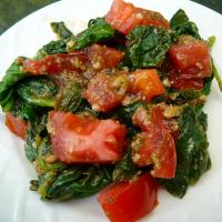 Pesto Spinach and Tomatoes_image