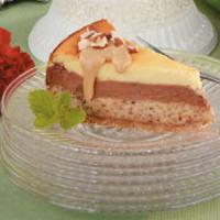 Layered Hazelnut Cheesecake image