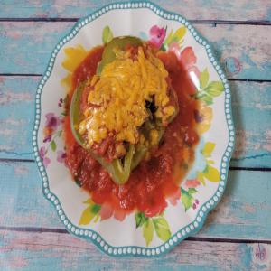 Mexican-Style Chicken-Stuffed Peppers image