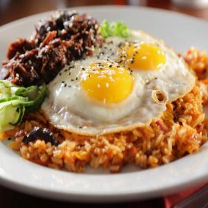 Kimichi Bacon Fried Rice with Beef Cheeks image