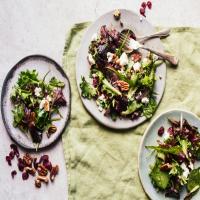 Cranberry Pecan Salad With Feta Cheese image
